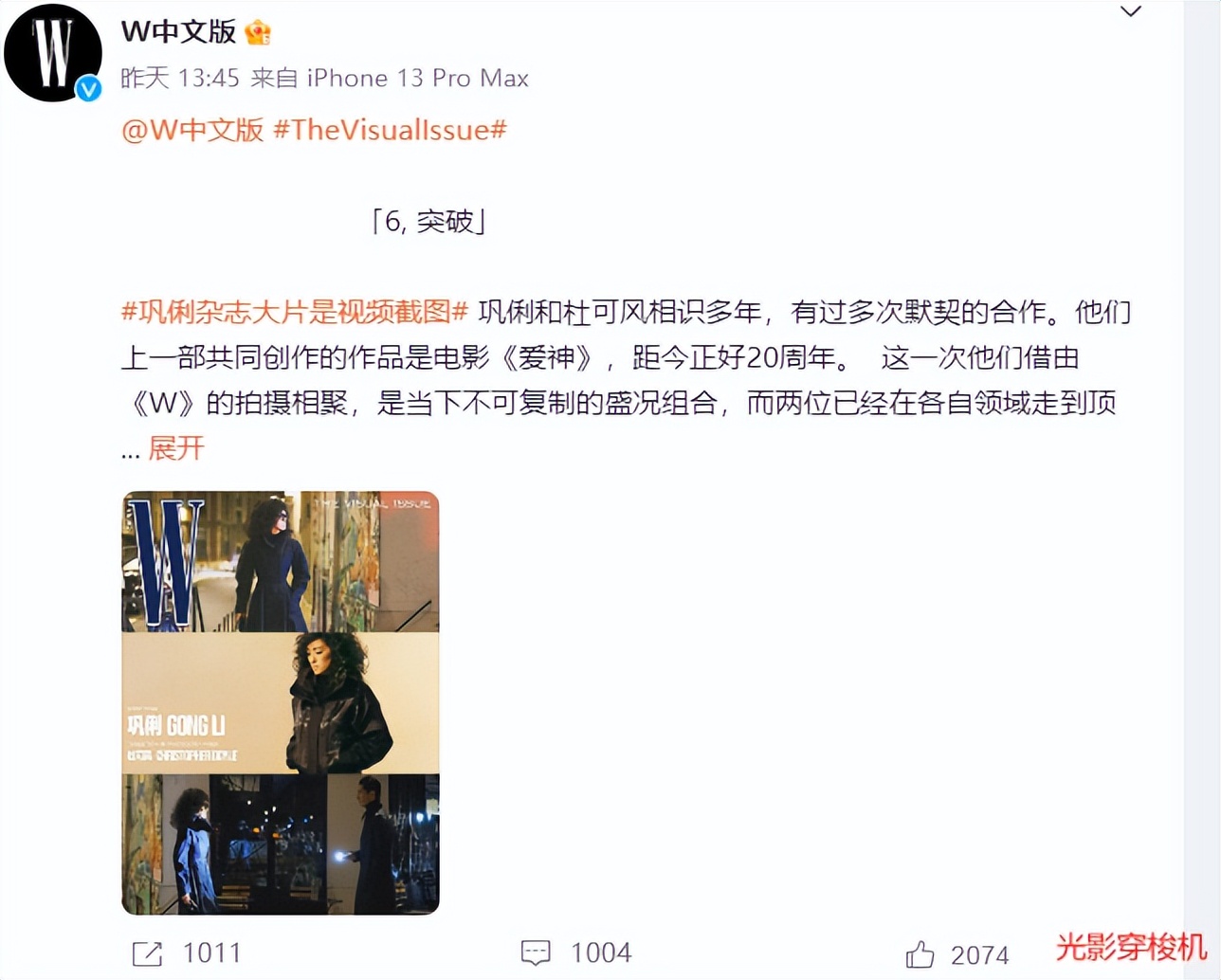 巩俐艺术家_巩俐的作品形象_巩俐的艺术表达与创作灵感