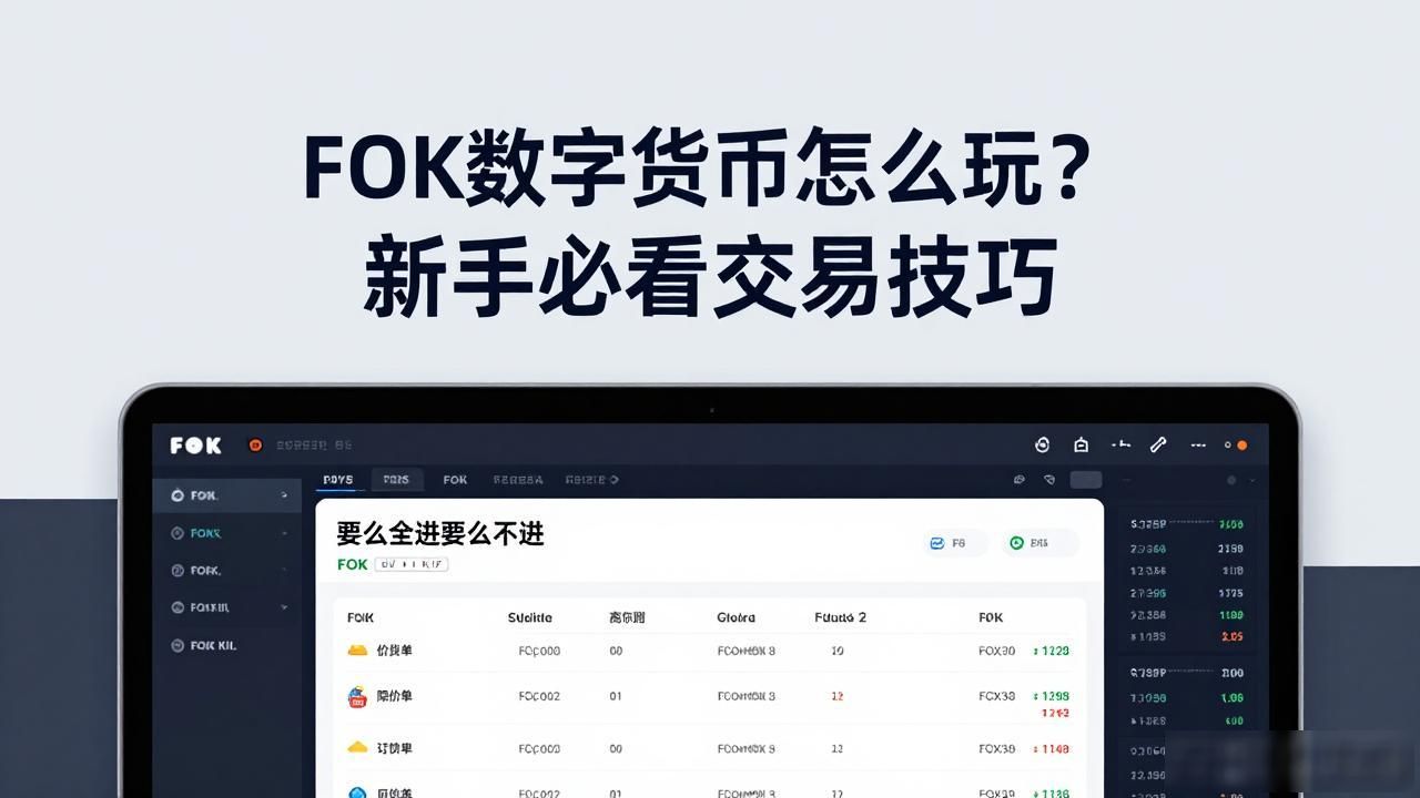 FOK订单类型_fok 数字货币_数字货币FOK订单使用技巧