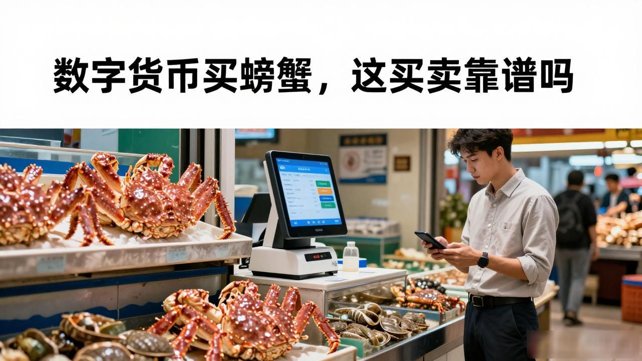 菜市场里的数字货币支付_数字货币碰到螃蟹_数字货币在菜市场的交易