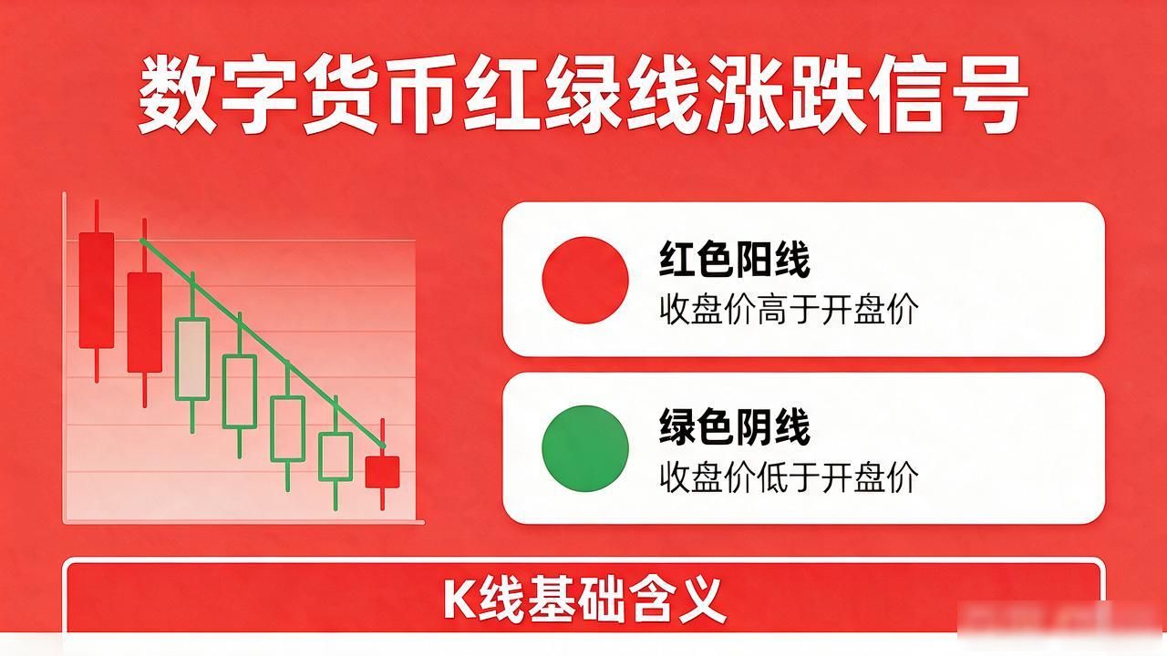 数字货币红色和绿色线_数字货币交易K线颜色涨跌含义_不同交易平台K线颜色差异