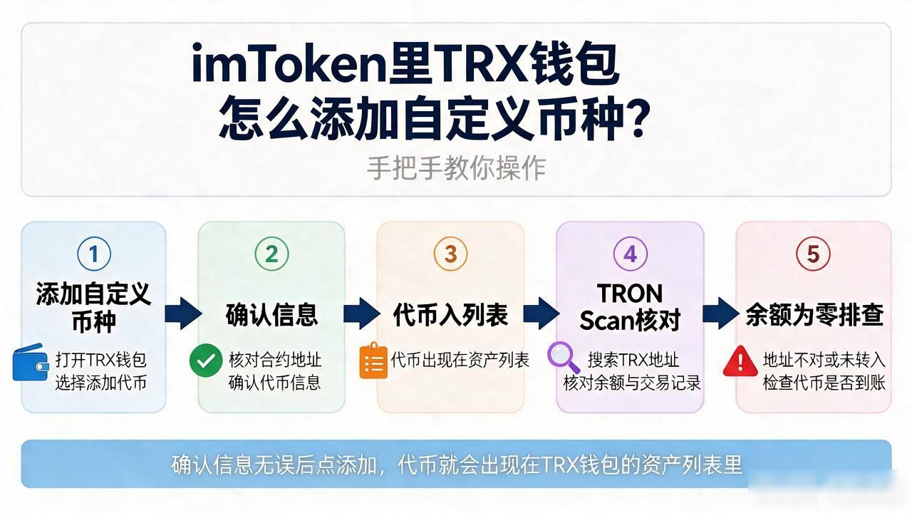imtoken添加TRC20代币教程_imtoken trx钱包添加币种_TRON Scan验证合约地址