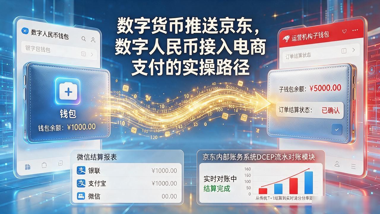 DCEP在电商平台的清算优势_数字货币推送京东_数字人民币接入京东支付的技术实现