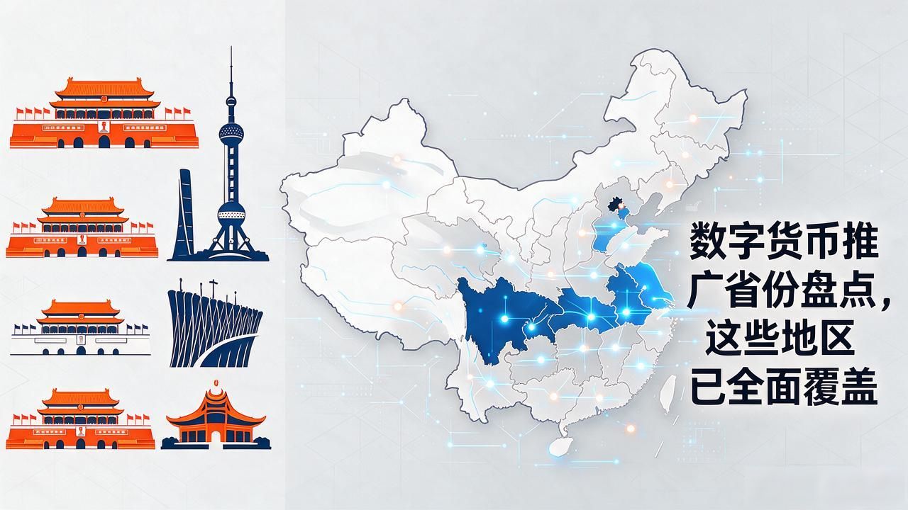 数字货币推广省份盘点，这些地区已全面覆盖