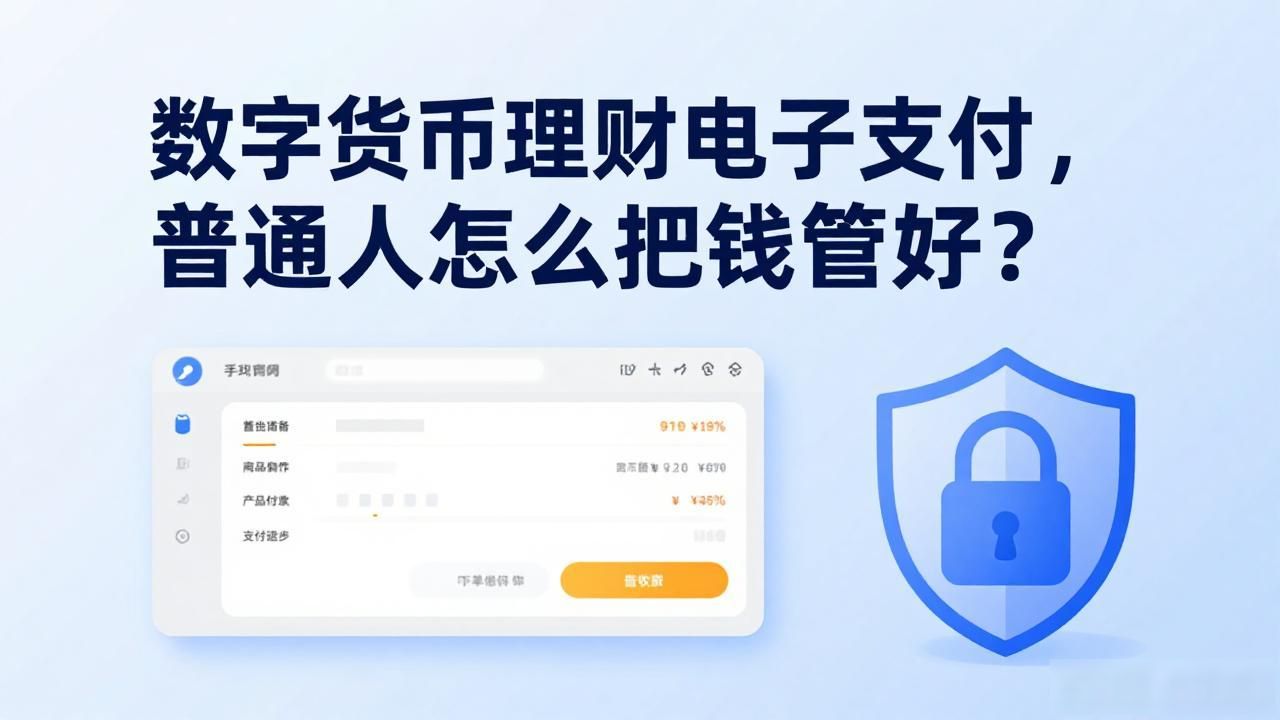电子支付安全攻略_数字货币理财风险与收益_数字货币理财电子支付