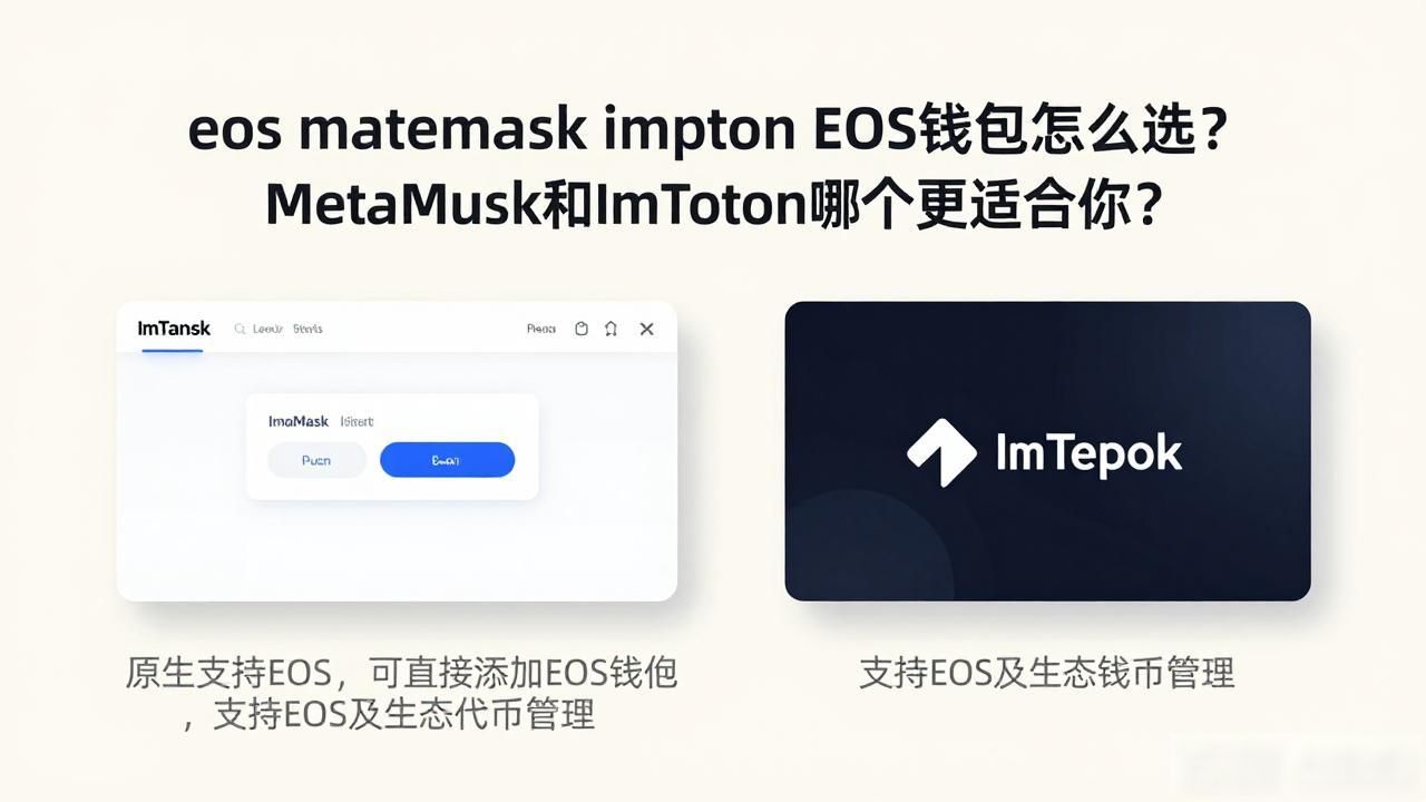 eos metamask imtoken EOS钱包怎么选？MetaMask和ImToken哪个更适合你？