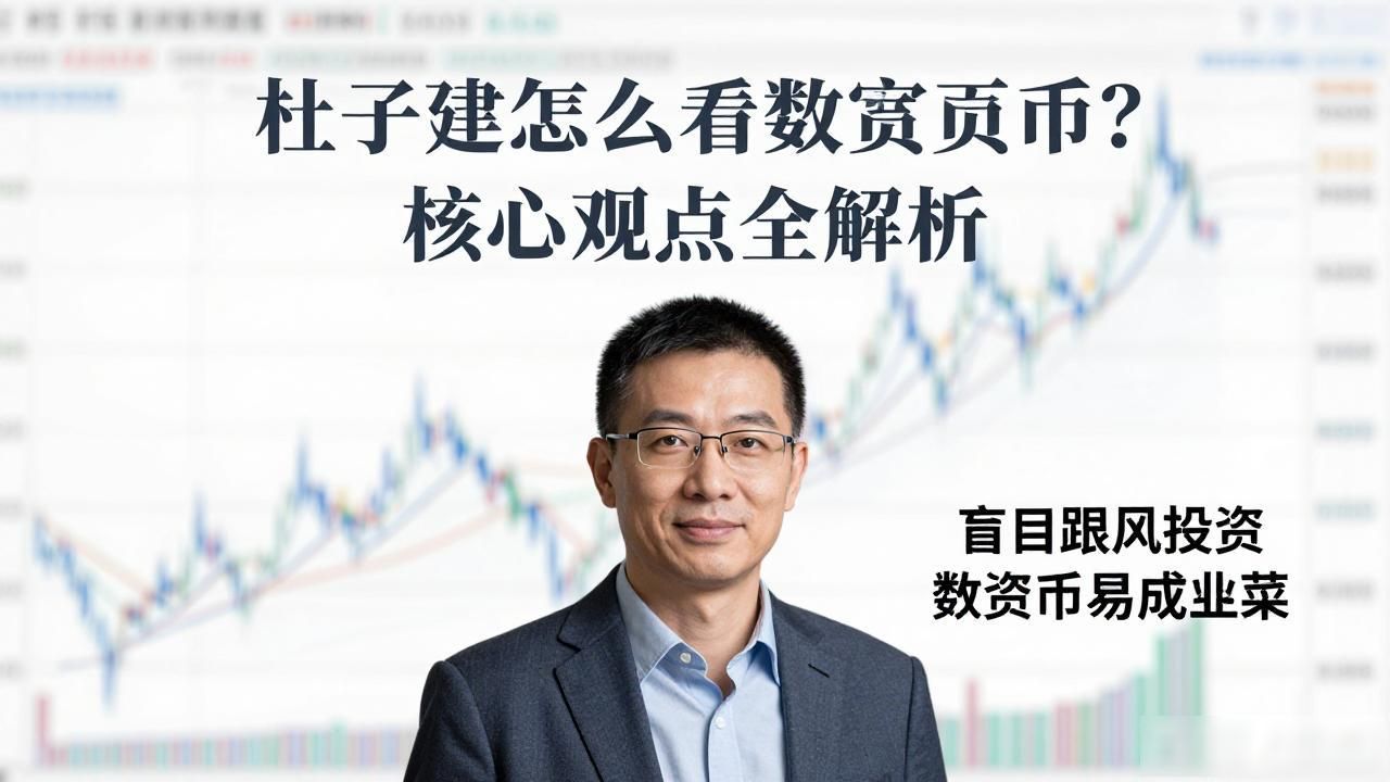 杜子建评价数字货币_杜子建对数字货币的看法_数字货币投资风险与机遇