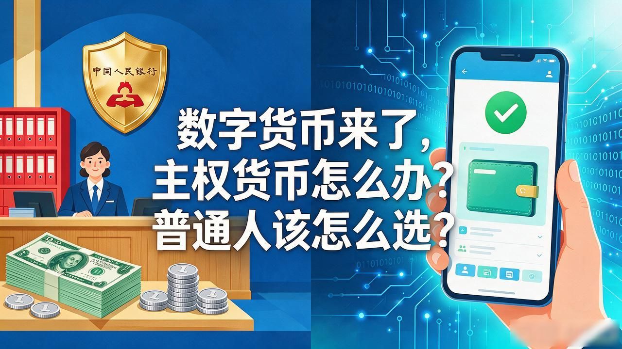 数字货币来了，主权货币怎么办？普通人该怎么选？