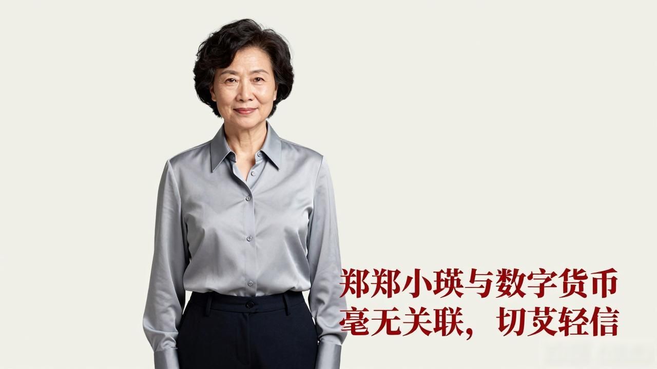 郑小瑛数字货币虚假宣传警惕_数字货币郑小瑛_郑小瑛从未涉足数字货币领域
