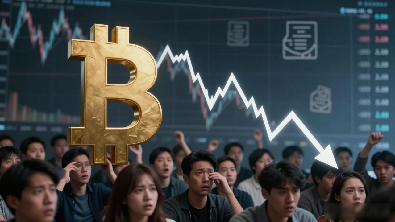 数字货币瞬间崩盘_凌晨三点账户崩盘_K线图阴线砸下投资噩梦