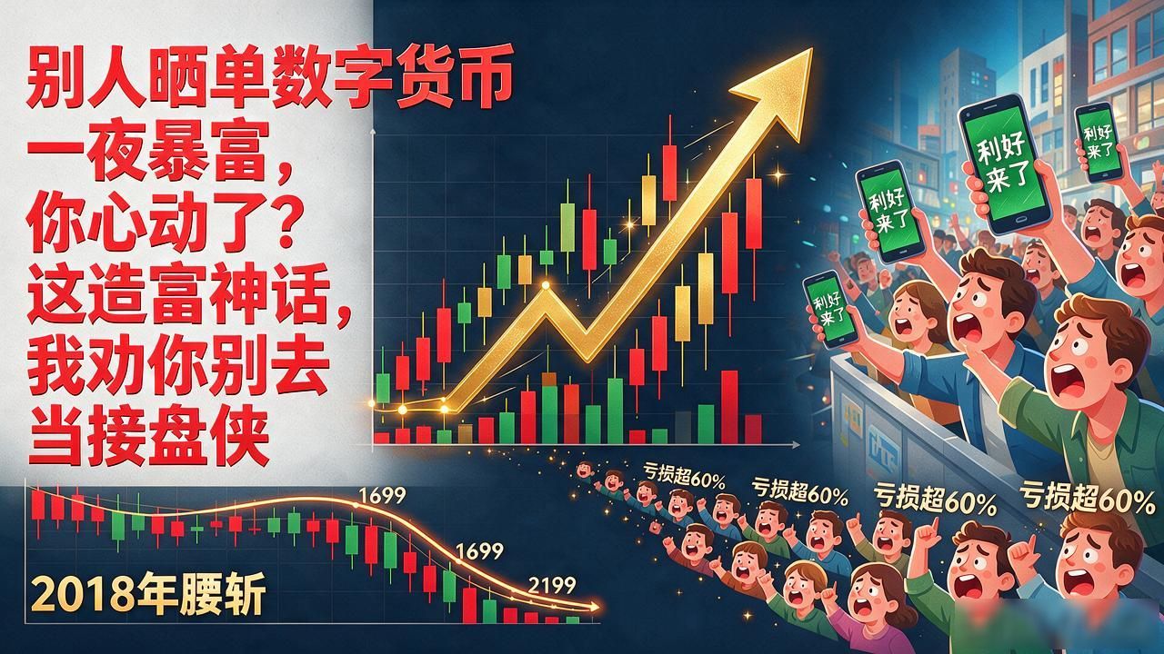 别人晒单数字货币一夜暴富，你心动了？这造富神话，我劝你别去当接盘侠