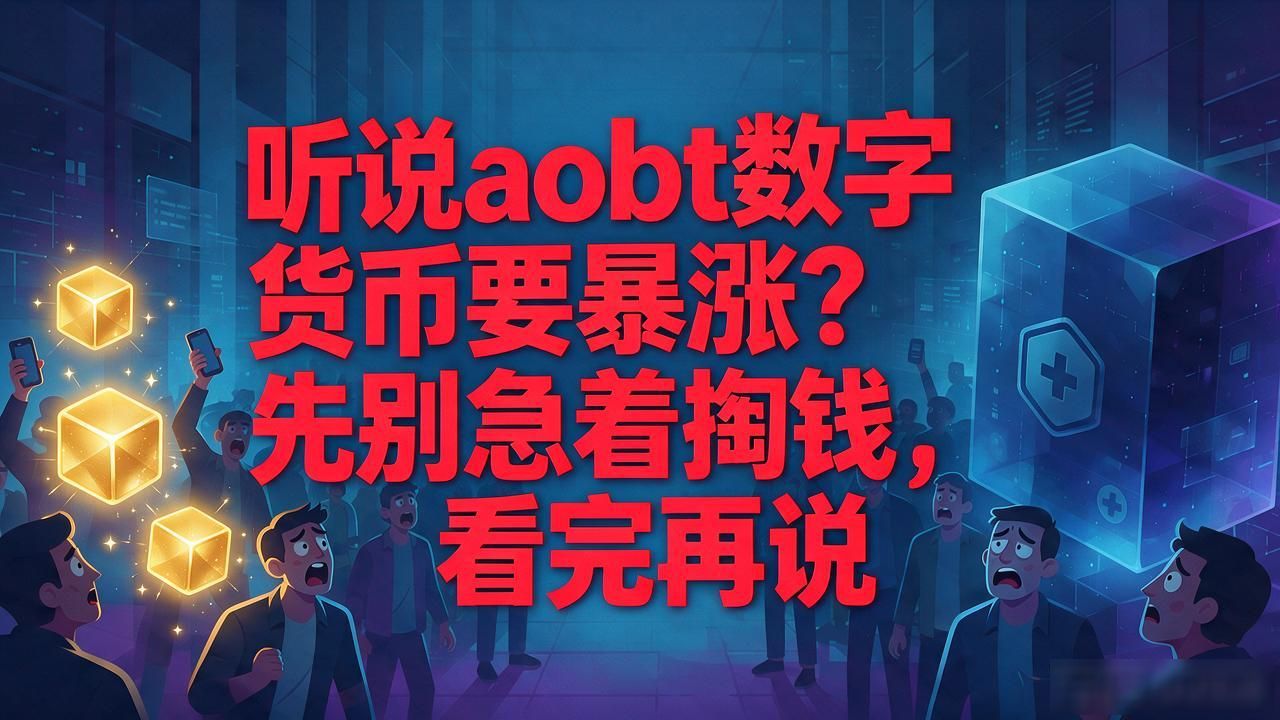 听说aobt数字货币要暴涨？先别急着掏钱，看完再说