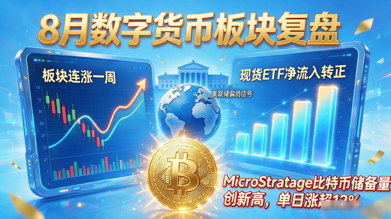 8月数字货币股复盘：谁崩得最狠，谁又最先爬起来了