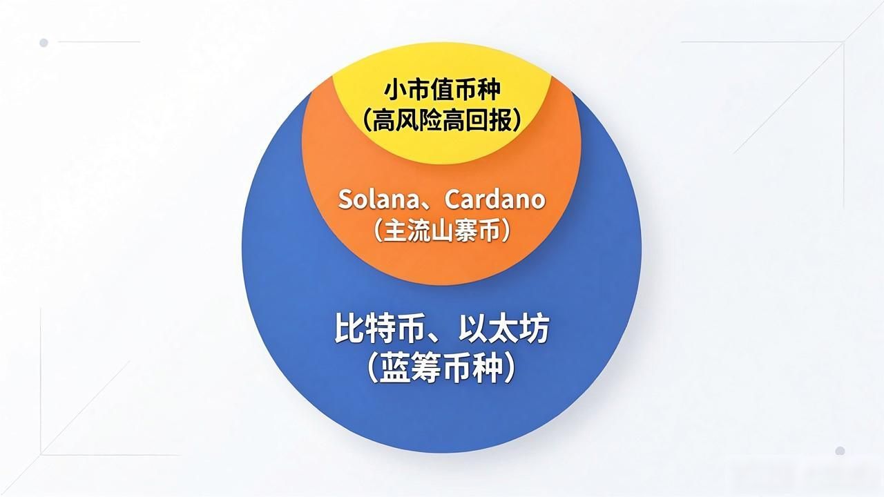 数字货币分散投资策略_数字货币值得分散吗_数字货币市场层级配置