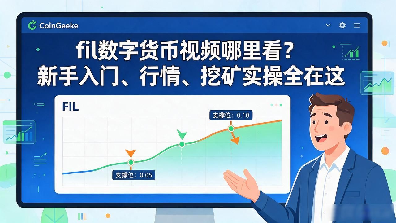 fil数字货币视频哪里看？新手入门、行情、挖矿实操全在这