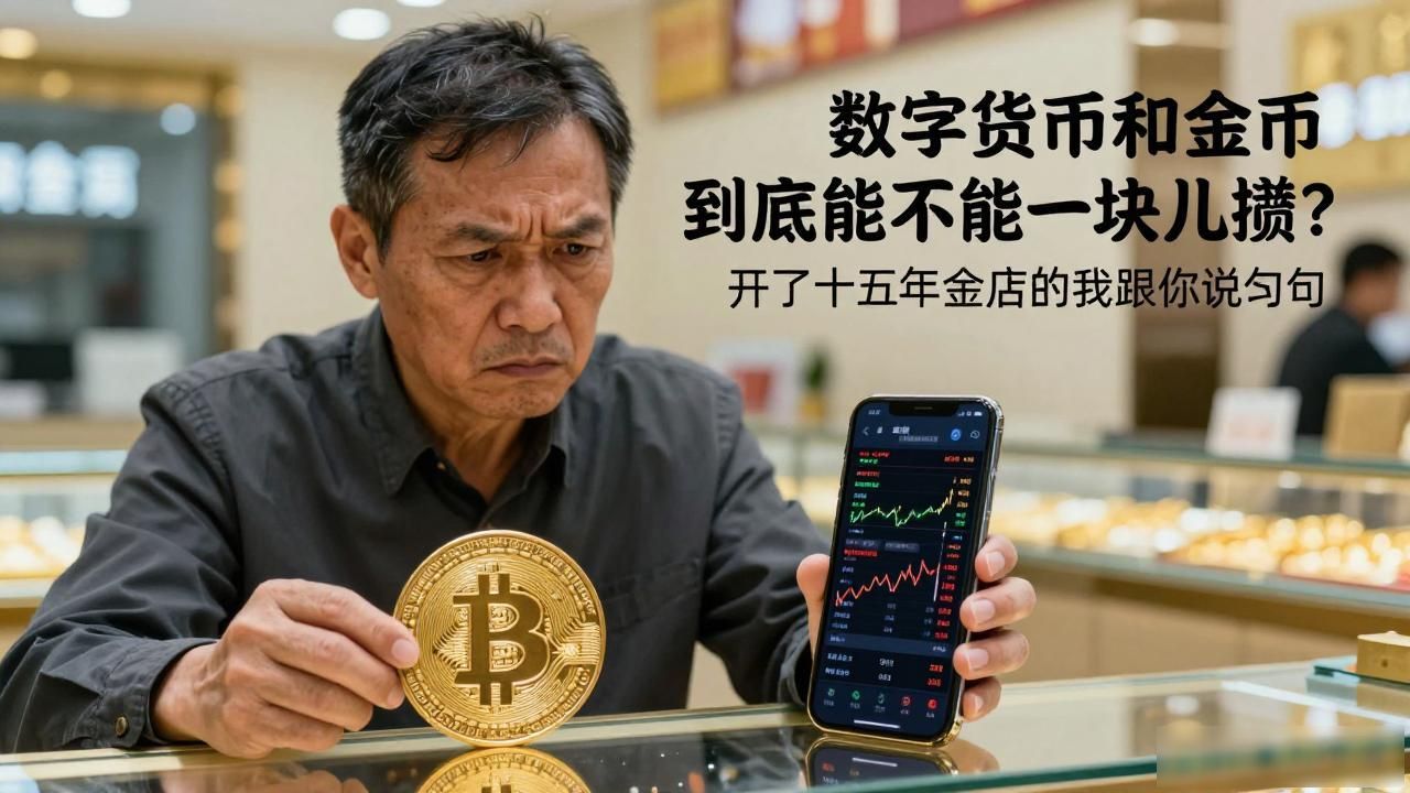 数字货币和金币_实体黄金保值还是数字资产更靠谱_金店老板视角数字货币与金币对比