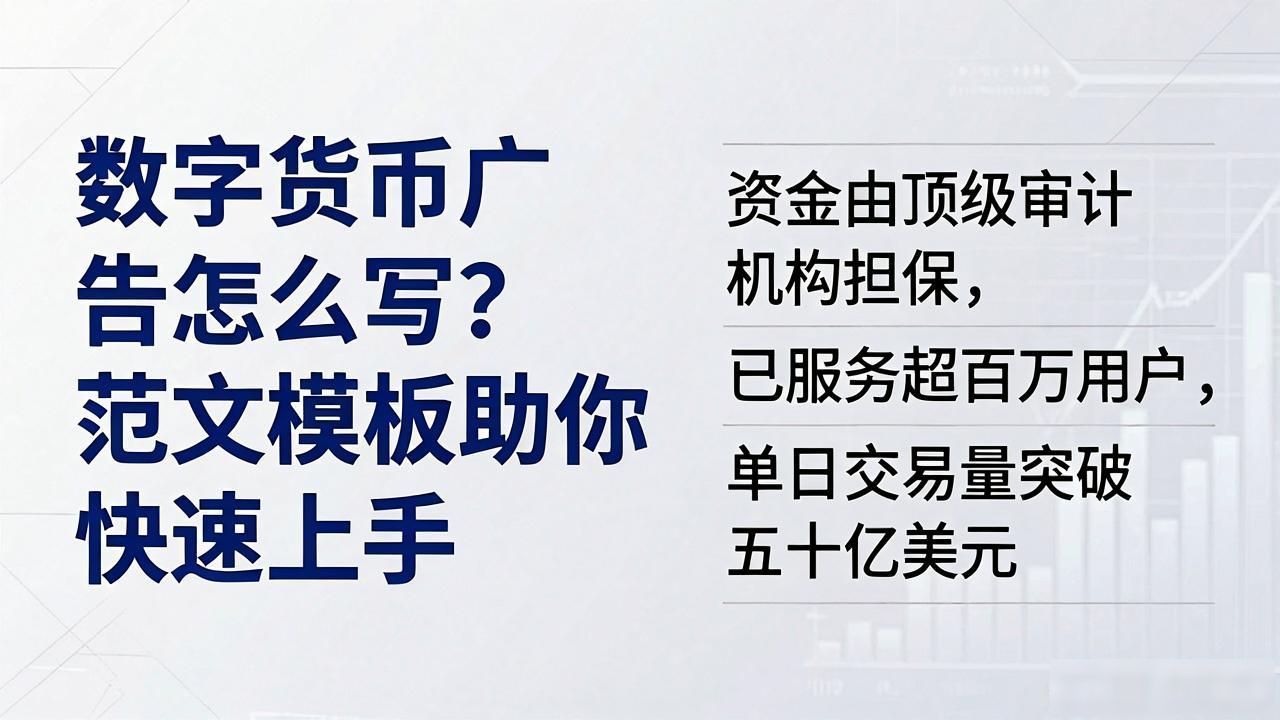 数字货币广告怎么写？范文模板助你快速上手
