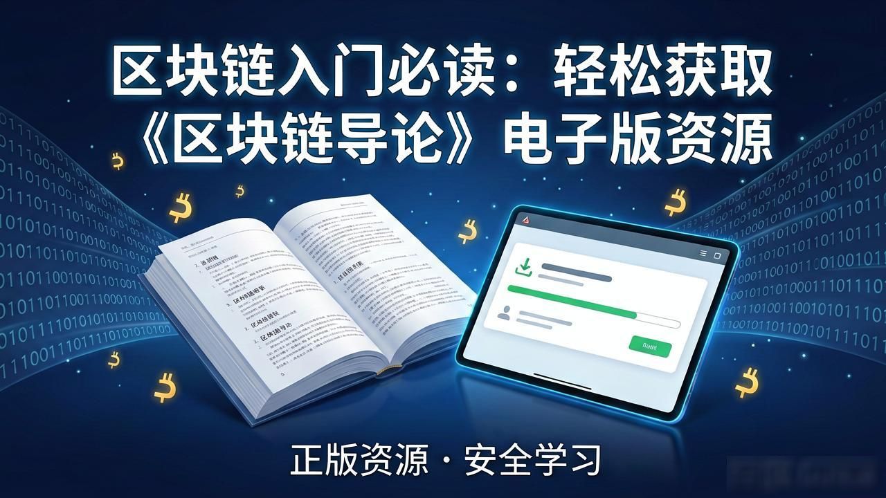 区块链入门必读：轻松获取《区块链导论》电子版资源
