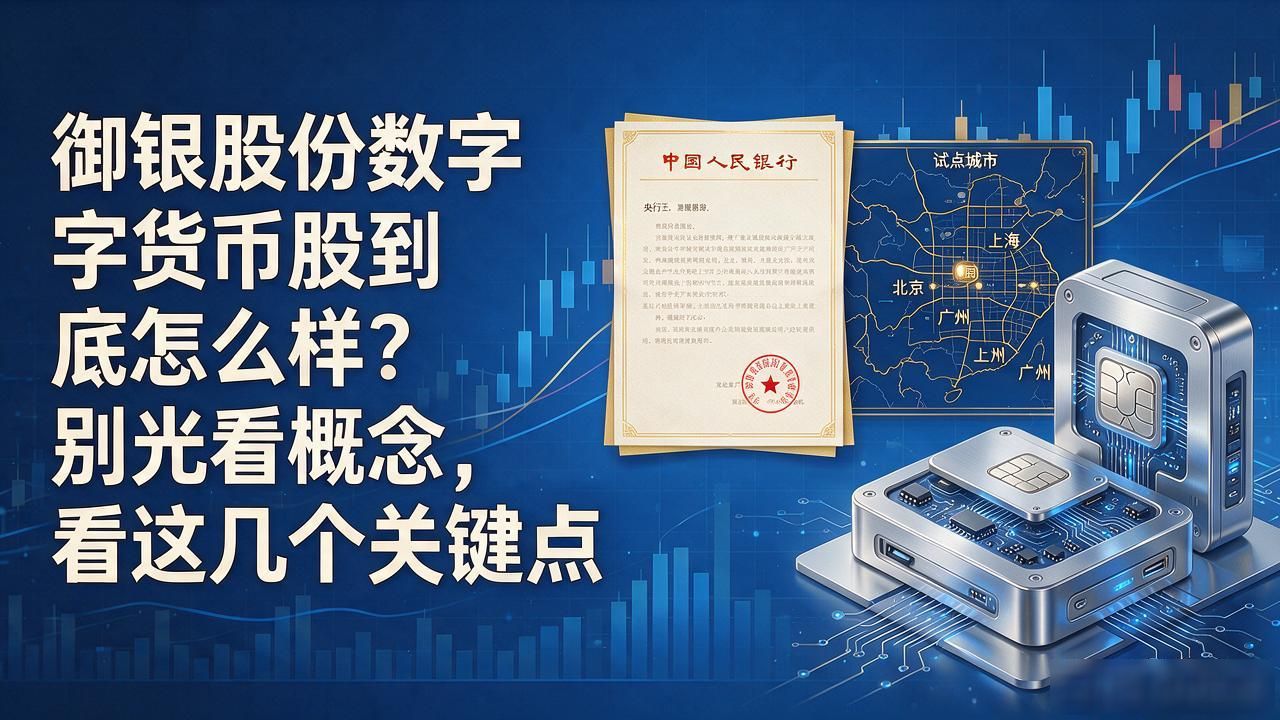 御银股份数字货币股到底怎么样？别光看概念，看这几个关键点