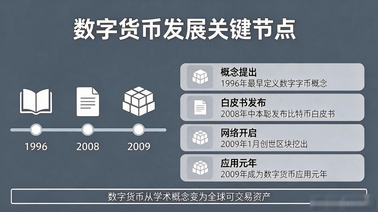 数字货币哪年提出的？最早定义竟在1996年