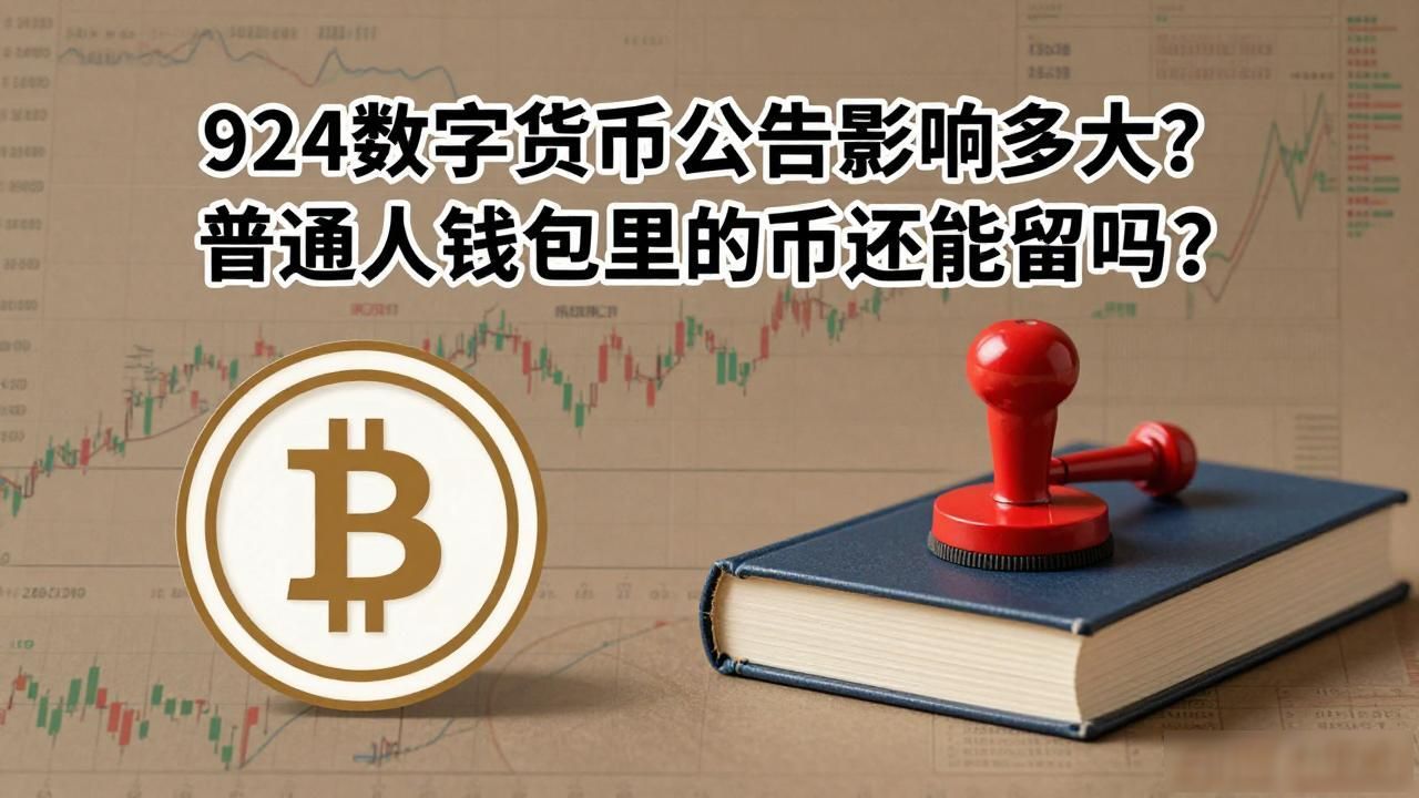 924数字货币公告影响多大？普通人钱包里的币还能留吗？