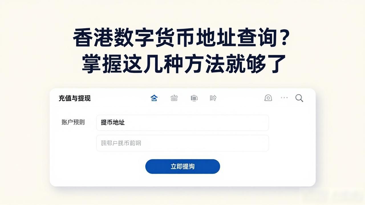香港数字货币地址查询？掌握这几种方法就够了