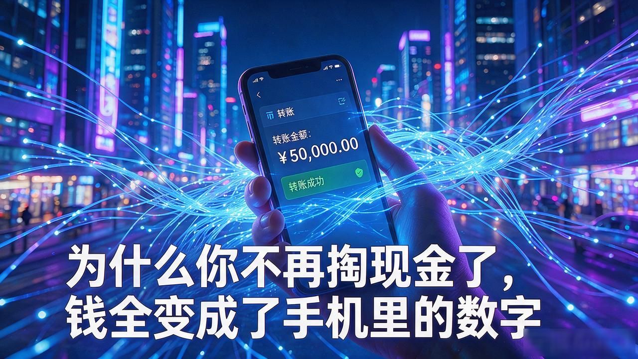 为什么你不再掏现金了，钱全变成了手机里的数字
