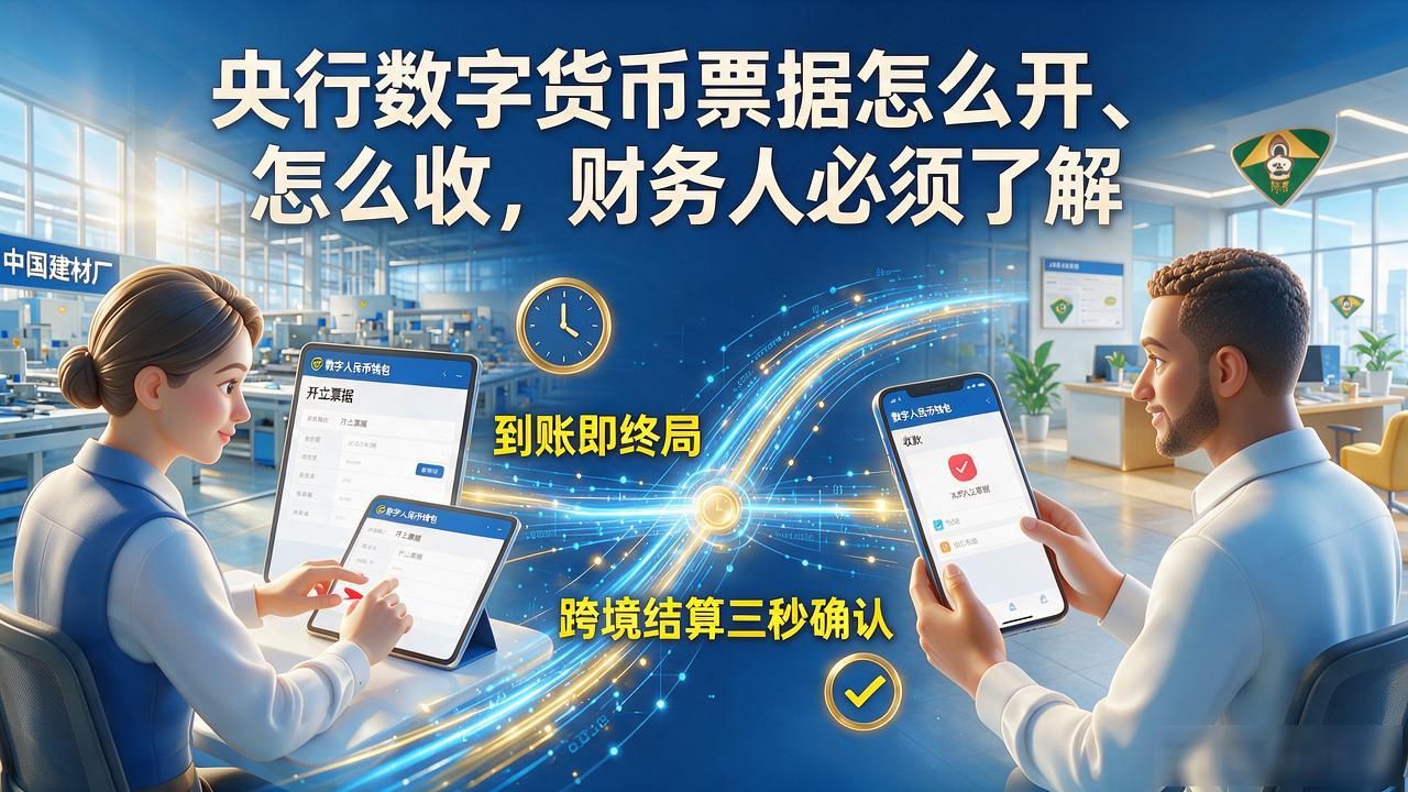 央行数字货币票据怎么开、怎么收，财务人必须了解