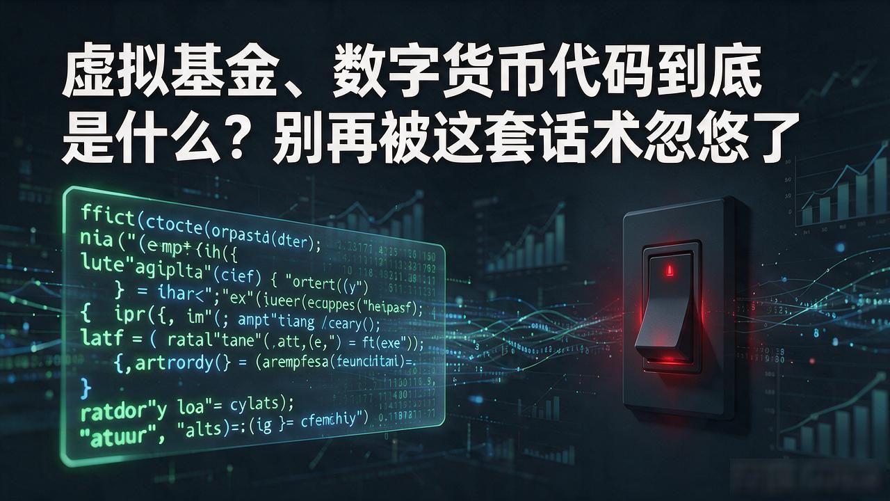 虚拟基金、数字货币代码到底是什么？别再被这套话术忽悠了