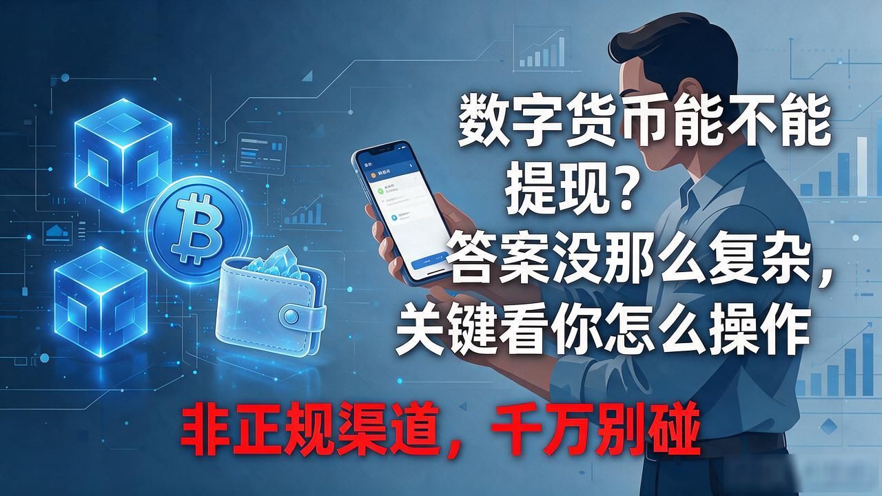 数字货币能不能提现？答案没那么复杂，关键看你怎么操作