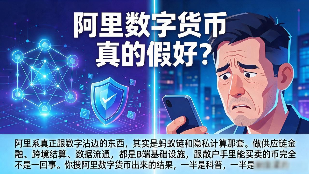 阿里数字货币真的假的？我花了三天查，结论可能让你意外