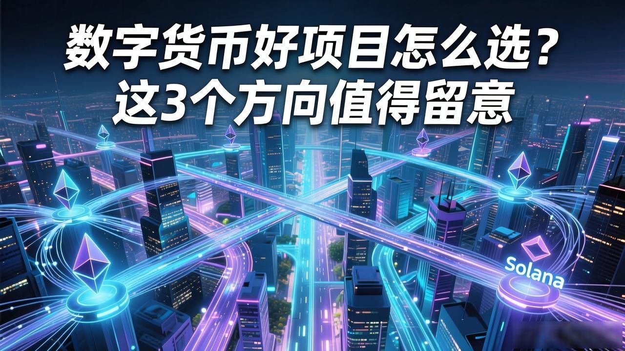 数字货币好项目怎么选？这3个方向值得留意