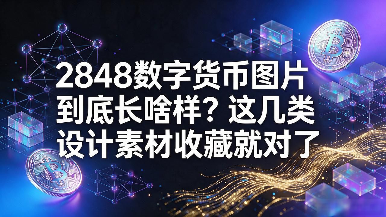 2848数字货币图片_极简线性图标设计_2848数字货币图片
