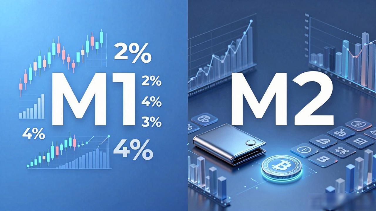 加密货币M1和M2的区别及行情判断_数字货币m1还是m2_加密市场M1指标含义与短线走势参考