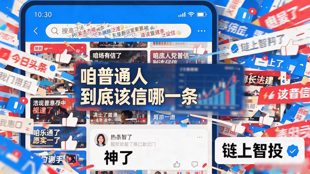 今日头条上铺天盖地的数字货币消息，咱普通人到底该信哪一条
