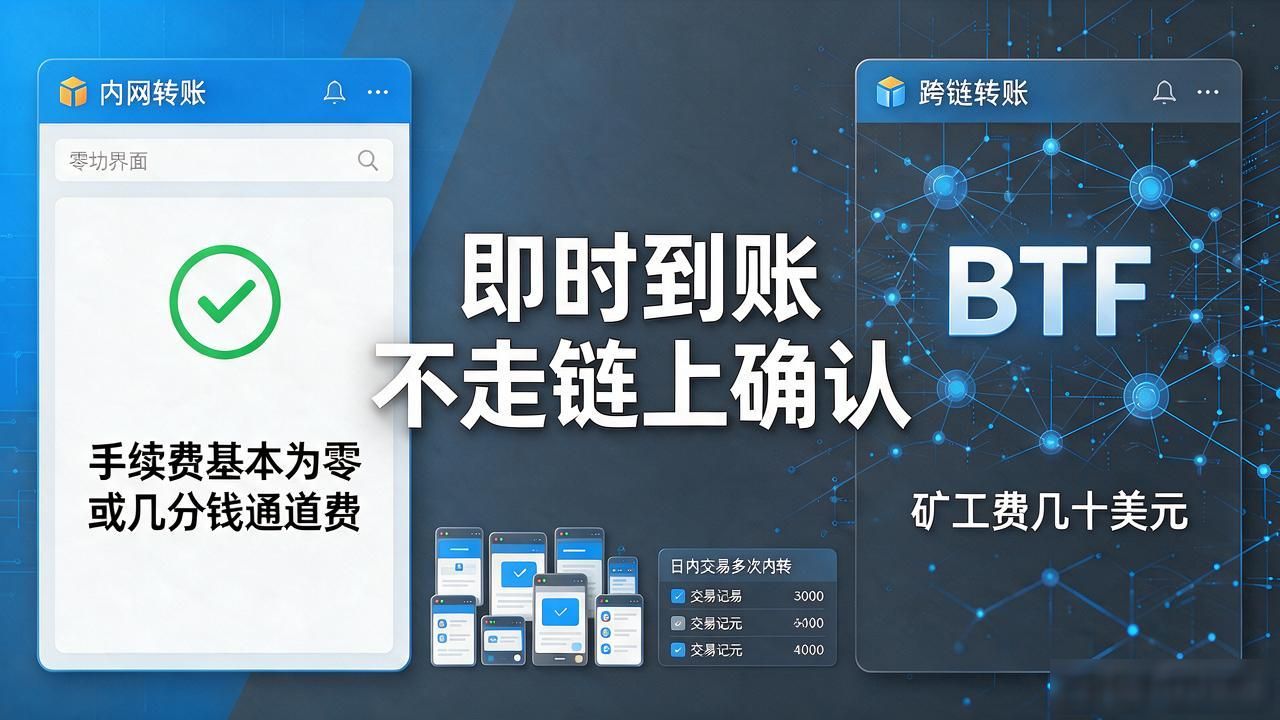 数字货币内转交易到底怎么做？手续费、到账速度、限额一次讲透
