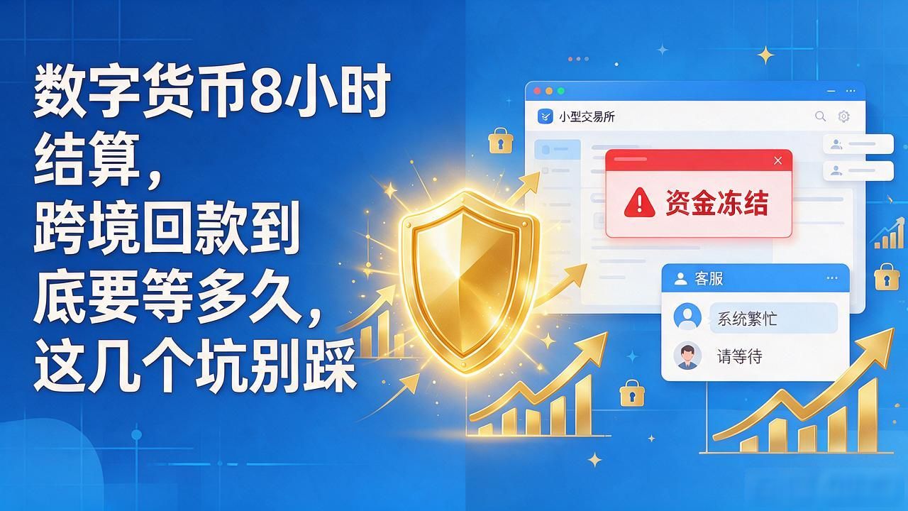 数字货币8小时结算，跨境回款到底要等多久，这几个坑别踩