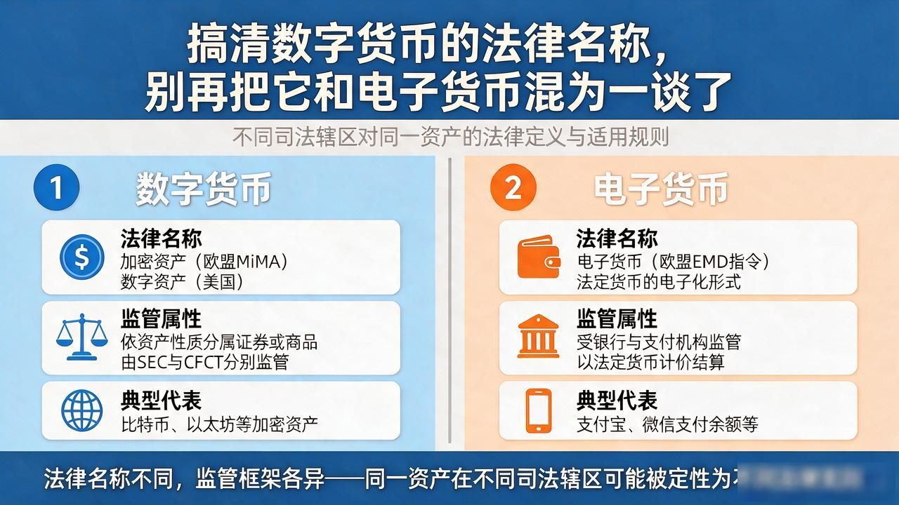 搞清数字货币的法律名称，别再把它和电子货币混为一谈了