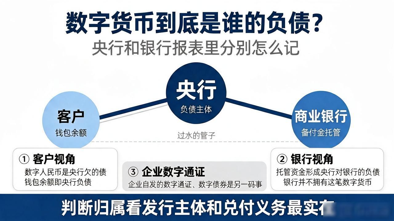 数字货币是哪个的负债_数字人民币会计处理_央行负债端科目