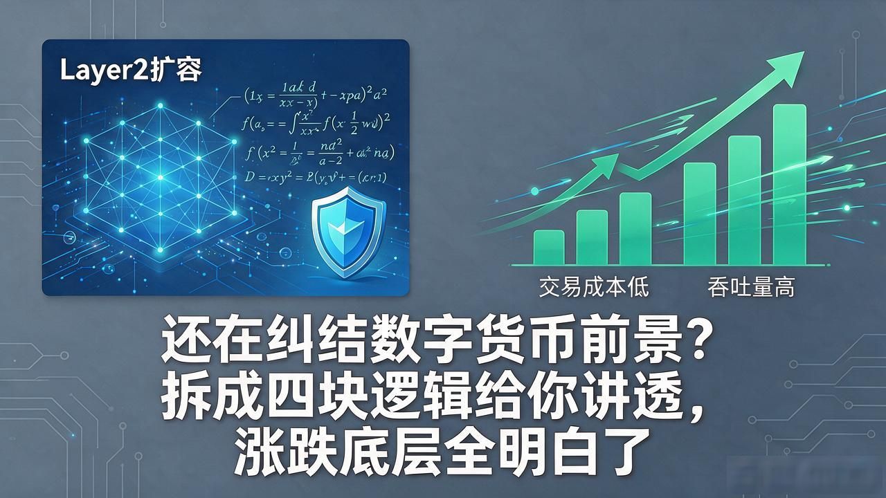 还在纠结数字货币前景？拆成四块逻辑给你讲透，涨跌底层全明白了