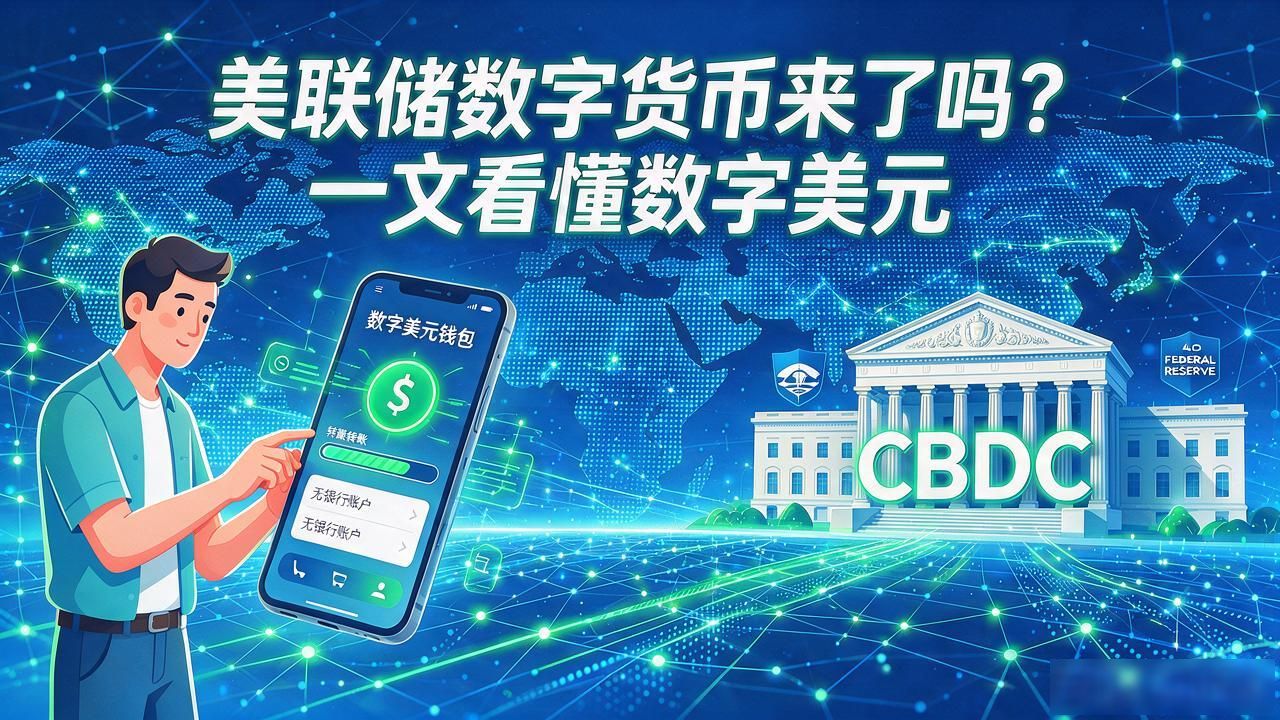 美联储数字货币来了吗？一文看懂数字美元