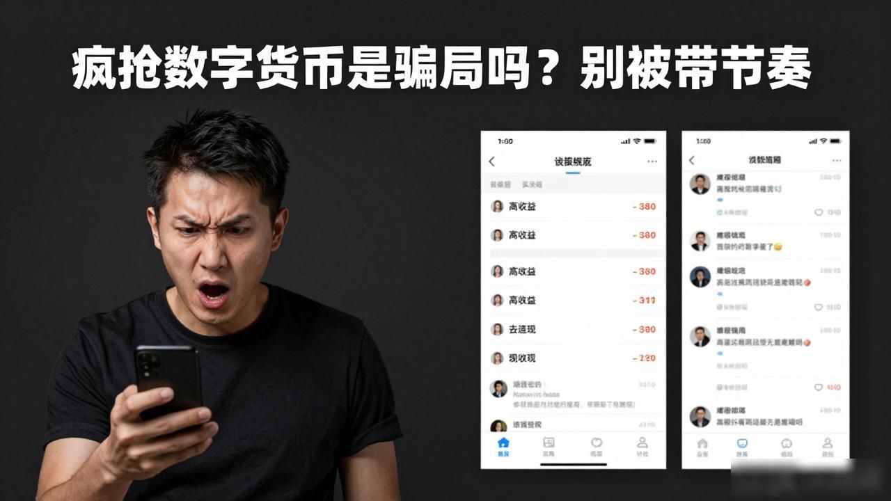 疯抢数字货币是真的吗_识别假抢购套路_警惕数字货币疯抢骗局